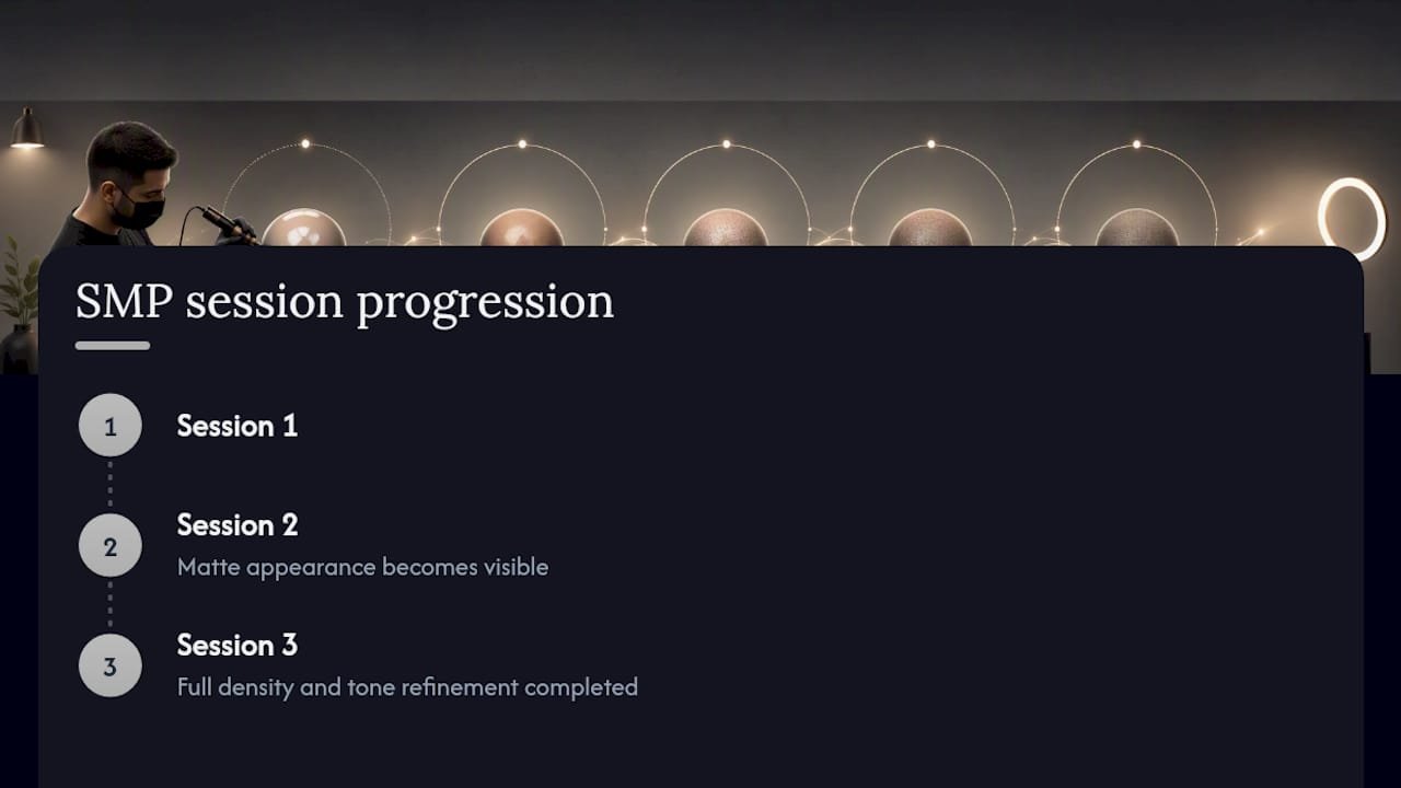 Diagram of three-session SMP treatment progression