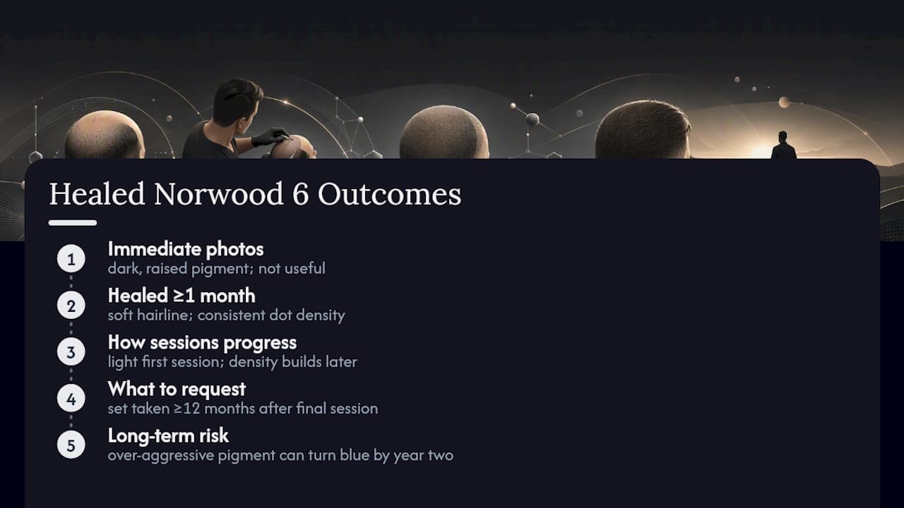 Real Norwood 6 Outcomes: What Before-and-After Photos Actually Show — overview diagram