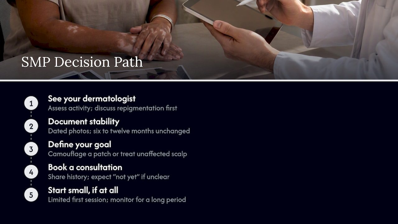 A realistic decision path — overview diagram